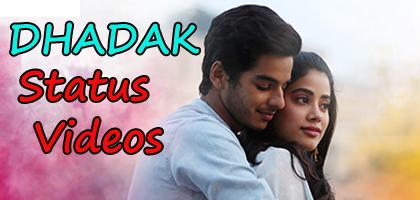 Dhadak Status Video Song Download Janhvi Kapoor and Ishaan