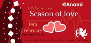 A Valentine Day Special Event Season of Love Venue and Other Details