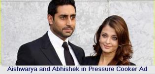 Aishwarya Rai and Abhishek Bachchan in Pressure Cooker Advertisement