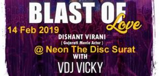 Blast of Love Valentine Party 2019 in Surat with Dishant Virani Gujarati Movie Actor