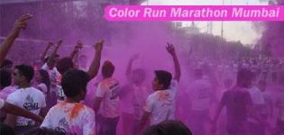 Color Run Marathon Mumbai 2016 at Marine Drive 5K Marathon on 3 July