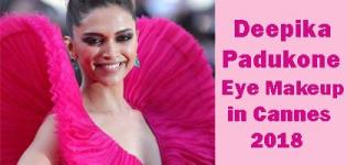 Deepika Padukone’s Hot Look in Cannes Festival 2018 Wearing Pink Gown with Dark Smokey Eye Makeup