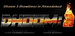 Dhoom 3 Showtimes Ahmedabad-Show Timing Online Booking in Ahmedabad Cinemas Theatres