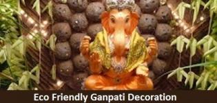 Eco Friendly Ganpati Decoration Ideas Themes for Home Office and Ganesh Mandal