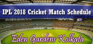 Eden Gardens Kolkata Stadium IPL 2018 Cricket Match Schedule - Kolkata Knight Riders Home Ground