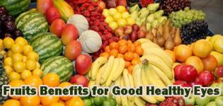 Fruits Nutrients Facts and Benefits for Good Healthy Eyes - Fruit Juice Tips for Eye Care