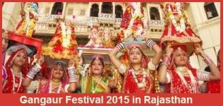 Gangaur Festival in Rajasthan 2015 Date - Gauri Tritiya Puja Muhurat