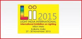 Light India International (LII 2015) at Kolkata India - International Exhibition in Lighting