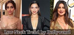 Low Neck Fashion Trend going around these days is Deepika, Kangana and Sonam's Favourite