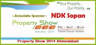 NDK SOPAN as Associate Sponsor in M Zone Property Show 2014 at Ahmedabad