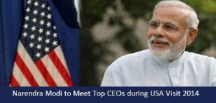 Narednra Modi to Meet TOP Corporate Companies CEOs in New York during USA Visit 2014