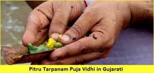 Pind Daan Puja Vidhi in Hindu - Pitru Tarpanam Puja Vidhi in Gujarati