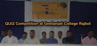 QUIZ Competition at Geetanjali College Rajkot - Event Organized on 11 March 2015