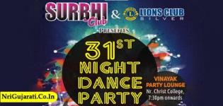 SURBHI Club and LIONS Club Silver Presents 31st Night Dance Party 2014 in RAJKOT at Vinayak Party Lounge