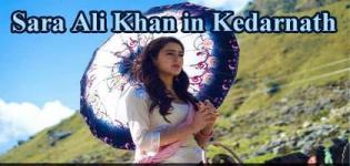 Sara Ali Khan Bollywood Debut in Kedarnath - Sara Ali Khan New Look in Kedarnath
