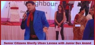 Senior Citizens Glorify Utsav Lavasa with Junior Dev Anand