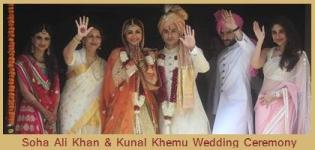 Soha Ali Khan and Kunal Khemu Wedding Ceremony on 25 January 2015 - Latest Photos