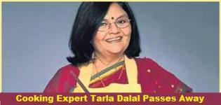 Cooking Expert Tarla Dalal Passes Away