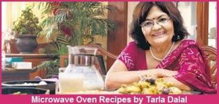 Microwave Oven Recipes by Tarla Dalal Kitchen Library