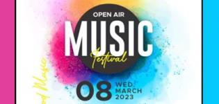 The Heaven Water Park organized Open Air Music Festival Holi Party