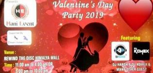 Valentine Day Party 2019 in Ahmedabad at Rewind The Disc