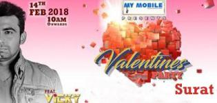 Valentines Party Event 2018 in Surat at Neon The Disc with VDJ Vicky