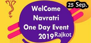 Welcome Navratri 2019 in Rajkot on 25th September - Venue Details