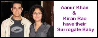 Aamir Khan & Kiran Rao have their Surrogate Baby