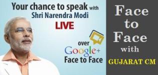 Speak Face to Face with Gujarat CM Narendra Modi on 31st August 2012
