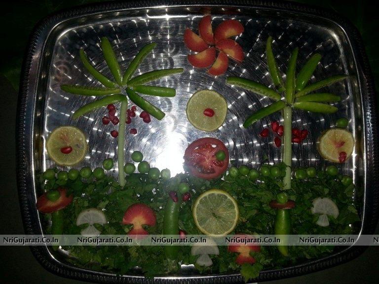 Indian Vegetable Salad Decoration Ideas Design Photos