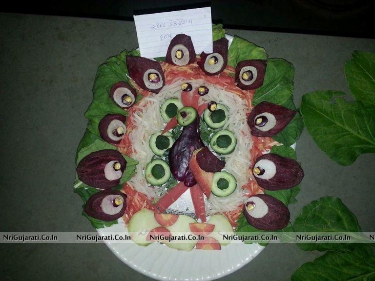 Indian Vegetable Salad Decoration Ideas Design Photos