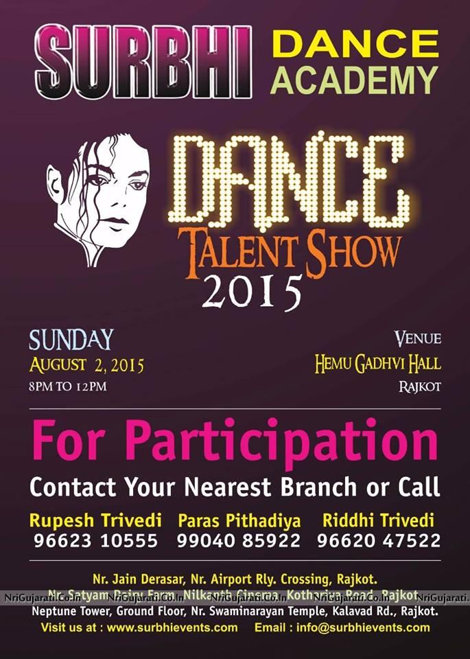 Talent Show 2015 | Dance Talent Show India | SURBHI Dance Talent Show ...