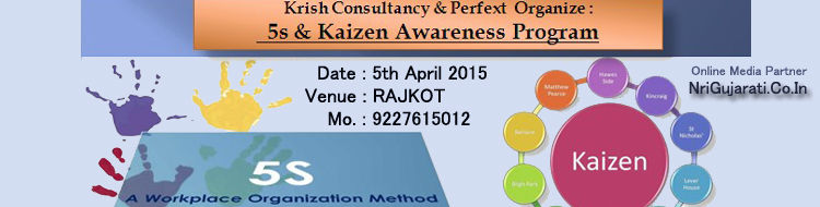 5S and Kaizen Awarness Program in Rajkot