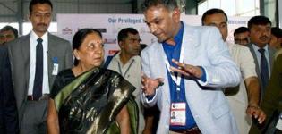 Anandiben Patel Visits Vibrant Gujarat Infrastructure & Property Show 2015 on 13 Jan 2015