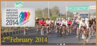 Arvind Sabarmati Cyclothon in Ahmedabad 2014
