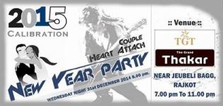 COUPLE HEARTH ATTACH - New Year Party 2015 in Rajkot at Hotel The Grand Thakar by Xclusive Event