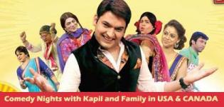 Comedy Nights With Kapil And Family in USA and Canada Live Show - Date - Time -  Schedule