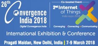 Convergence India 2018 in New Delhi - International Exhibition and Conference at Pragati Maidan
