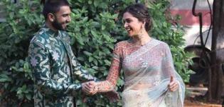 Deepika Padukone in White Transparent Saree with Floral Blouse Design at Swaragini Serial Set