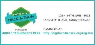 Digital India Hackathon in Gandhinagar from 12th to 14th June 2015 - Registration Details