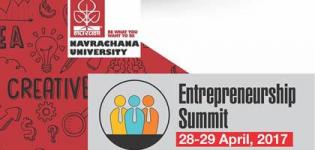 Entrepreneurship Summit 2017 in Vadodara at Navrachana University Baroda