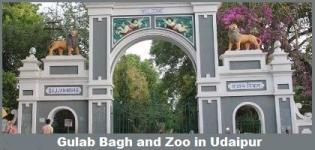 Gulab Bagh and Zoo in Udaipur Rajasthan