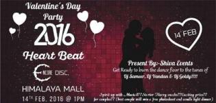 Heartbeat Valentine Party 2016 in Ahmedabad at Encore Discotheque on 14th February