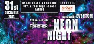 NEON NIGHT 31st December 2014 Party by Eventom in Rajkot at Nagar Boarding Ground