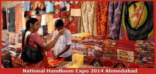 National Handloom Expo 2014 at Bodakdev Ahmedabad Gujarat