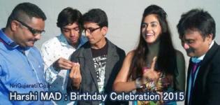 Singer Harshi Mad : Birthday Celebration & Cake Cutting Photos 2015 with SUR Gujarat Ke Team