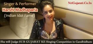 Singer Harshi Madhaparia will Judge SUR GUJARAT KE Singing Competition in Gandhidham - June 2015