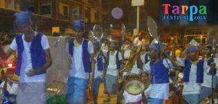 Tarpa Dance Festival 2014 in Silvassa Dadra and Nagar Haveli Gujarat India