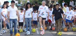 Mumbai Marathon 2012 - Football Marathon Mumbai 2012 in India