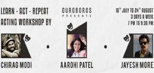 Acting workshop by Chirag Modi Arrange by Ouroboros Theatre Company for You All People